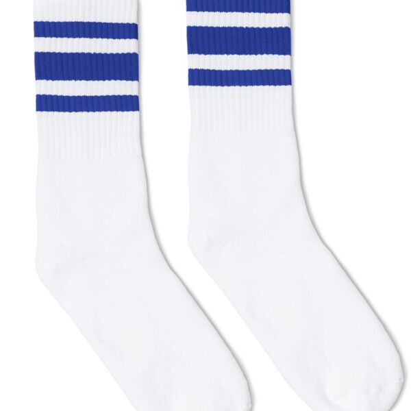 USA-Made Striped Crew Socks Thumbnail